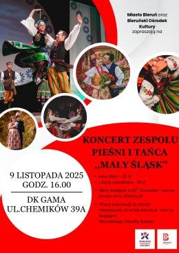 Bieruń Wydarzenie Koncert Koncert Zespołu Pieśni i Tańca Mały Śląsk z okazji Święta Niepodległości